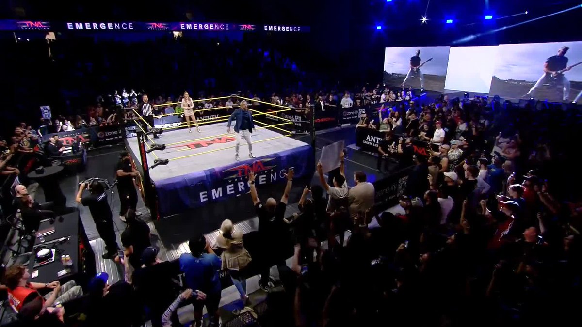.Joe Hendry is IN THE HOUSE! Watch #TNAEmergence LIVE on TNA+: