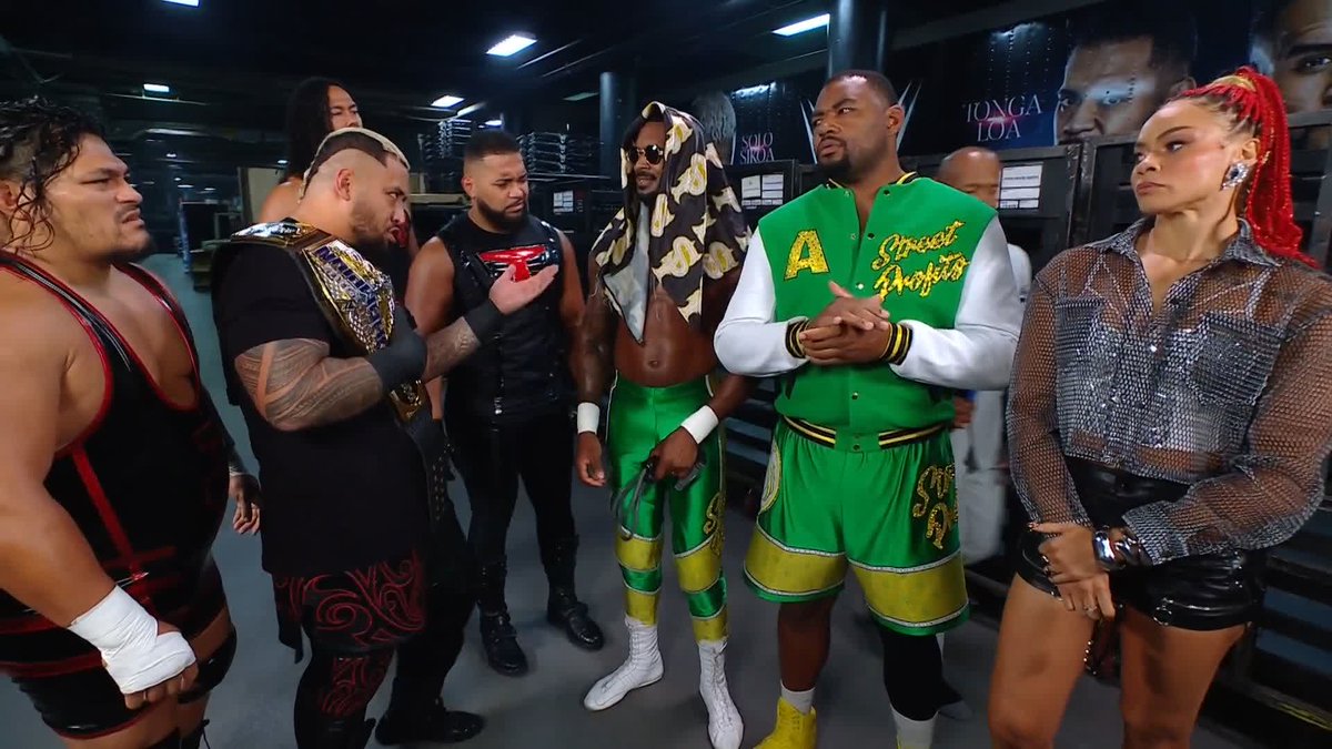 Things between The MFTs and The Street Profits got a little contentious... 👀