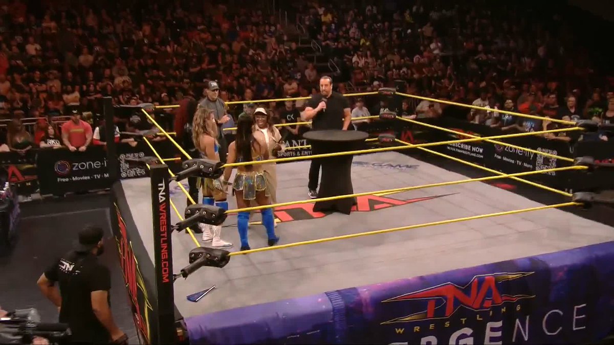 BREAKING: 雷影 .李 (Léi Yǐng .Lee) has re-signed with TNA Wrestling! Tommy Dreamer Carlos Silva Xia Brookside ☆ ザイヤ・ブルックサイド Jazz “Female Fighting Phenom” Watch #TNAEmergence LIVE on TNA+: