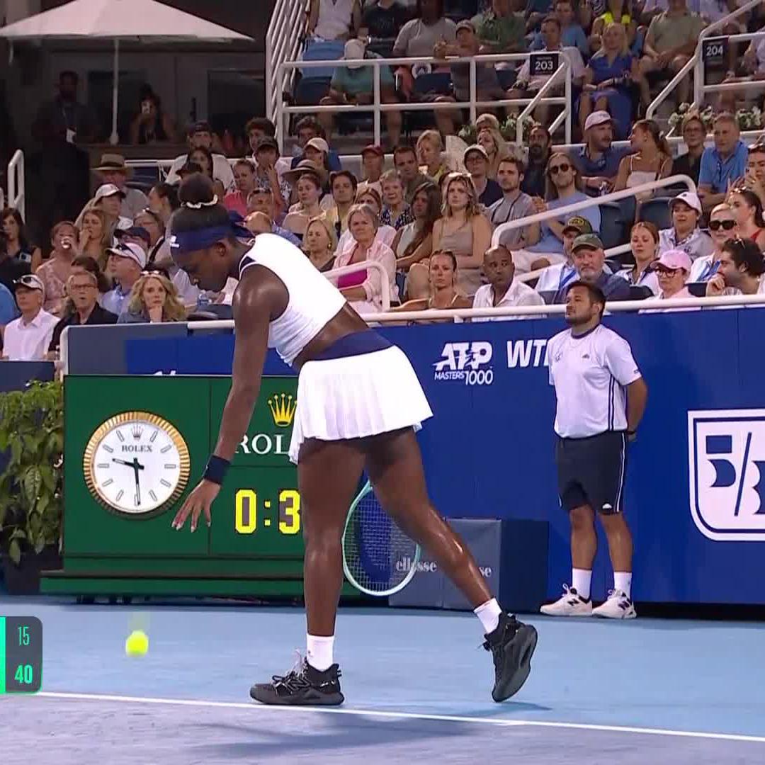 Set 1 ➡️ Gauff Coco Gauff takes the opening set against Paolini 6-2 in the quarterfinal. #CincyTennis