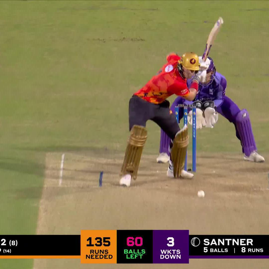 SIX. SIX. SIX. Three consecutive sixes by Jacob Bethell.