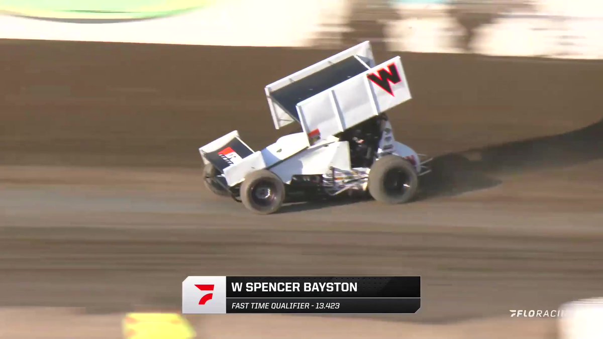 ⏰ Spencer Bayston wastes no time getting up to speed in his new ride, going fastest in High Limit Racing qualifying at Tulare Thunderbowl Raceway! #HighLimitRacing