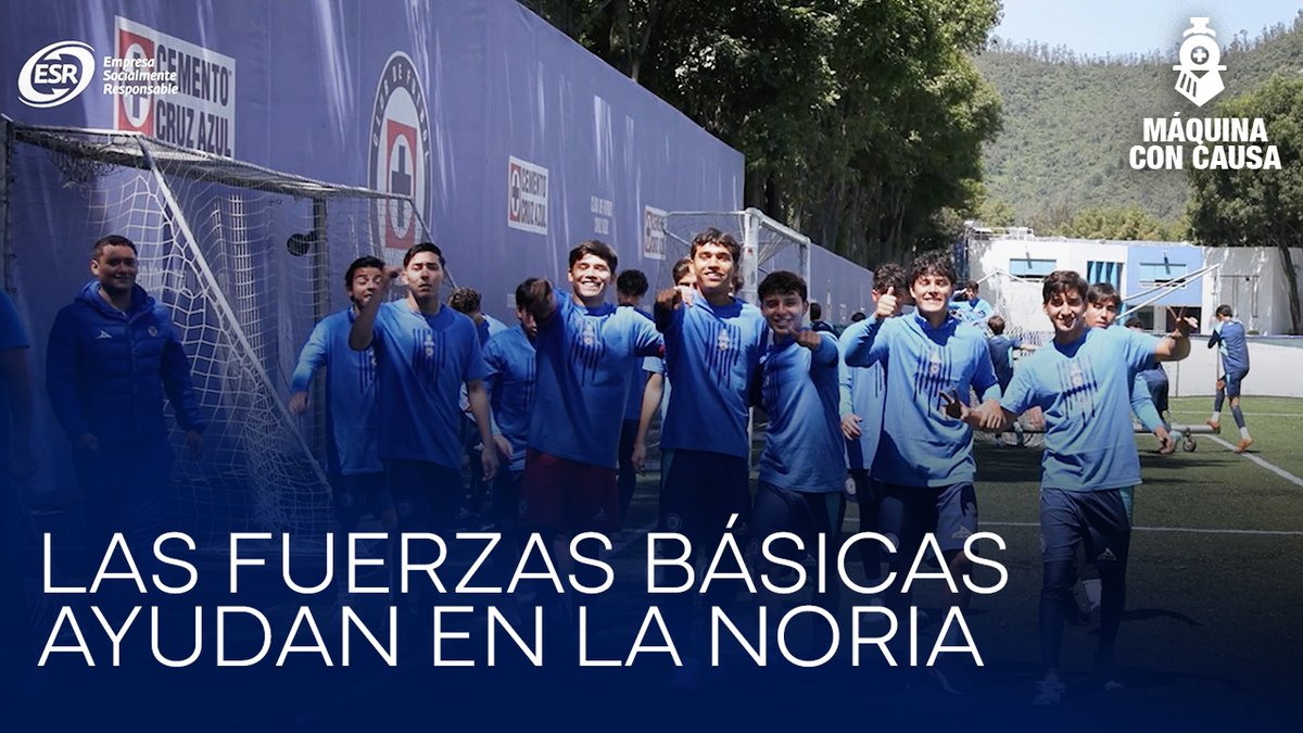 Nuestros jugadores y jugadoras de fuerzas básicas trabajaron en equipo y se pusieron en el lugar de cada trabajador en La Noria. 💙 ¡Juntos podemos lograr grandes cosas! #MáquinaConCausa