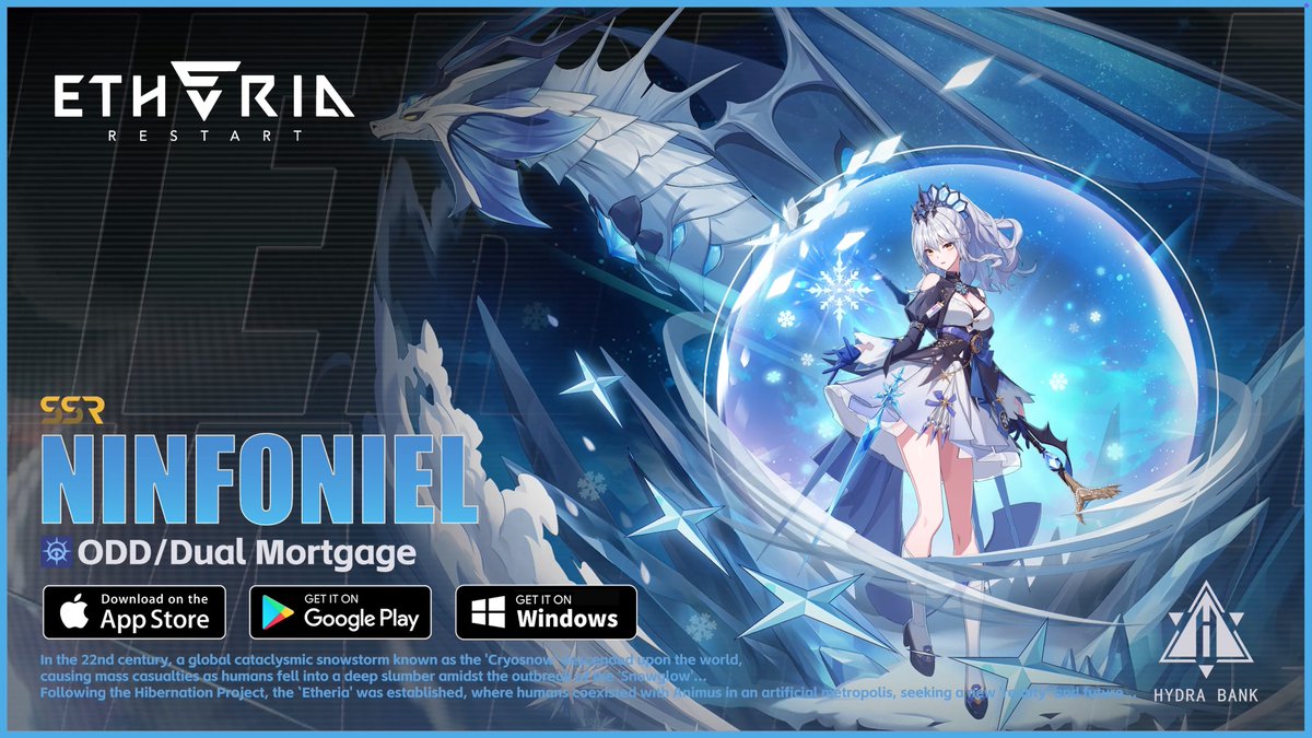 #AnimusPV #Ninfoniel Etheria: Restart Character PV - Ninfoniel: Embrace of Frost "Time’s short. Get to the point. Someone else will handle the details. And just so you know, I expect high standards. Hope you do too." #EtheriaRestart