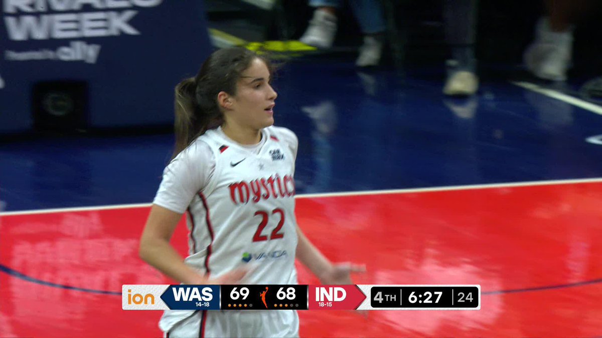 this was just insane.. she didn’t miss a shot in the 4th 😭😭