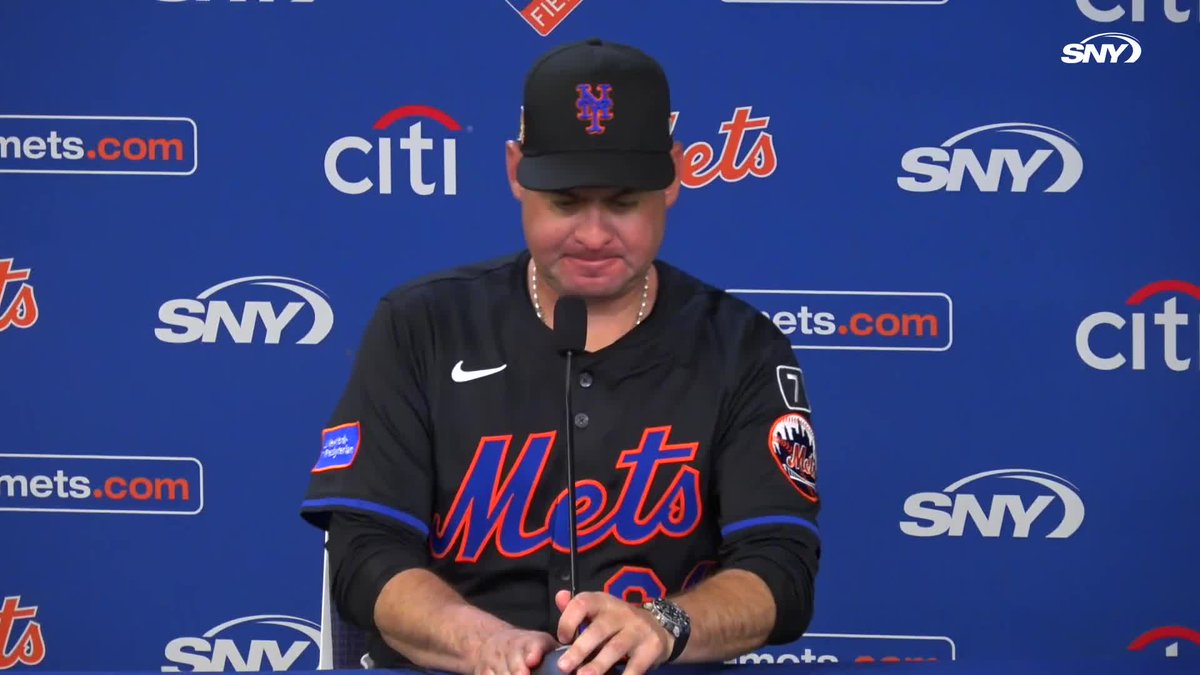 Carlos Mendoza on the Mets bullpen: "It's hard to describe, especially with how much talent and elite arms that we've got back there"
