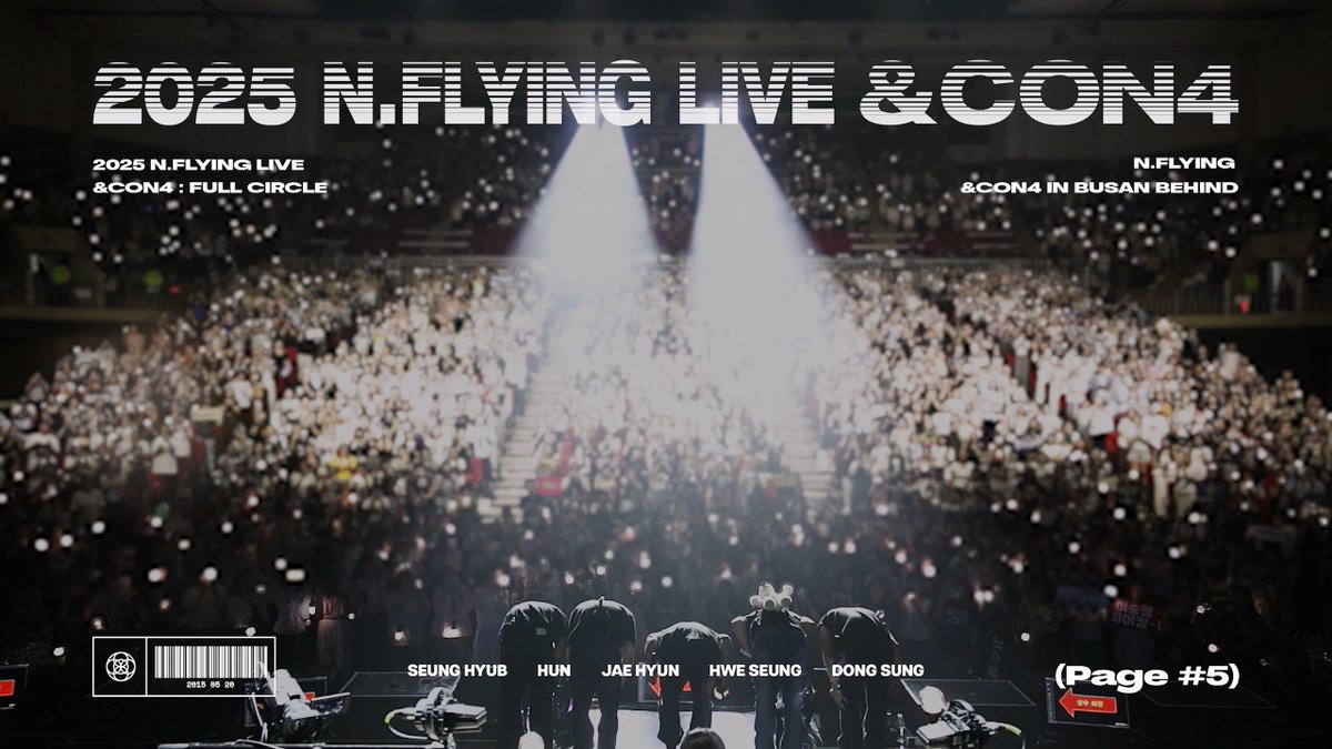 2025 N.Flying LIVE ‘&amp;CON4 : FULL CIRCLE’ in BUSAN BEHIND ⚡ #NFlying #엔플라잉 #엔콘 #FULL_CIRCLE