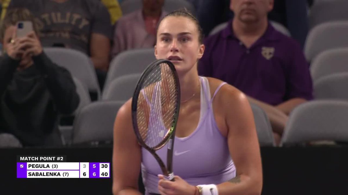 Bro I am telling you those men have tinkered with her backhand. Like it used to be so good that even I never had any technical things to say about it. Something is going on in the sabalenka camp