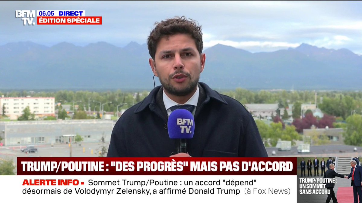 Sommet Trump-Poutine: dans une interview accordée à Fox News, le président américain affirme qu'un accord sur la guerre en Ukraine "dépend" désormais de Volodymyr Zelensky