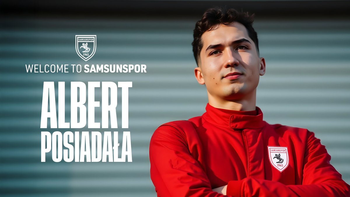 Kulübümüz Polonyalı kaleci Albert Posiadała’yı devre arasına kadar kiralık olarak kadrosuna kattı! ✍️ Hoş geldin Albert! 🔴⚪️ #Samsunspor #AlbertPosiadała