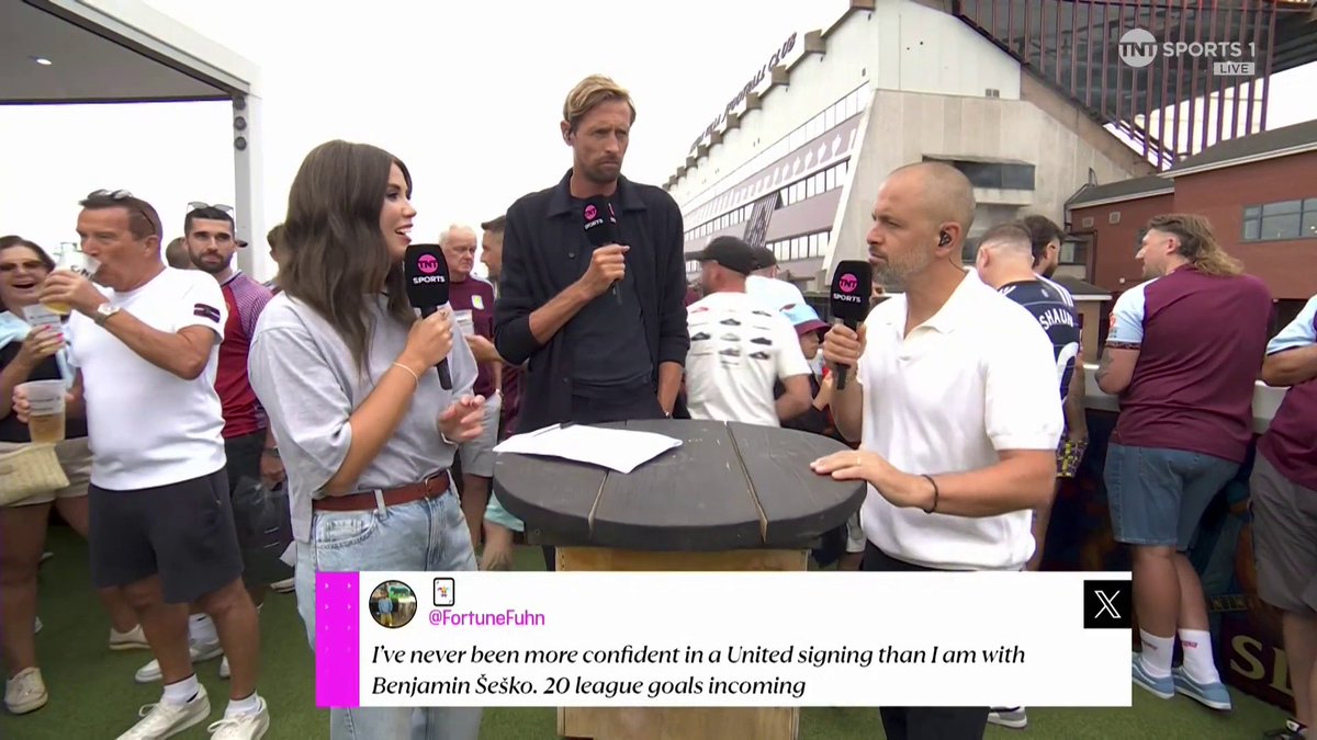 "I'd take Sesko over Gyokeres" Two new strikers for Man United and Arsenal, but who’s the better signing? 👀 Becky Ives | Watch live on TNT Sports &amp; discovery+ UK