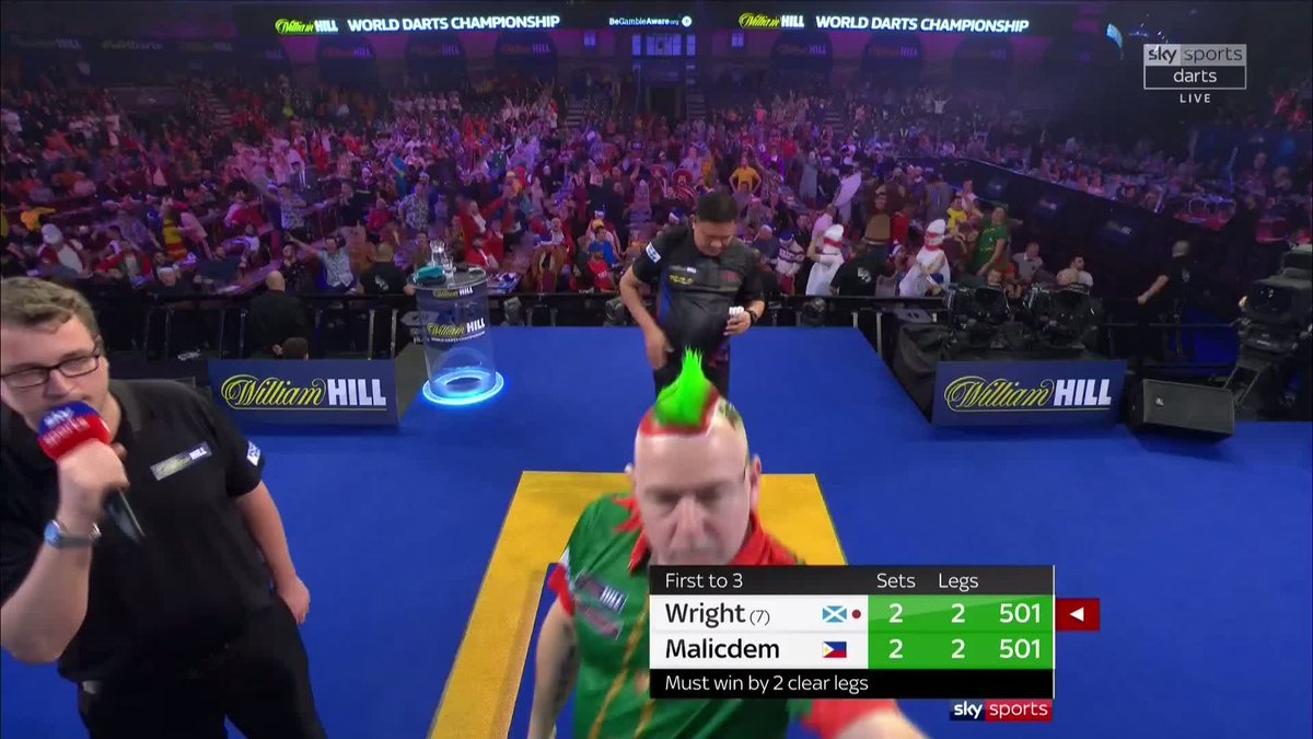 Still reckon it’s this Malicdem missing the bull to knock out Wright, only for Wright take out 140. Went on to win the match and also won the whole tournament becoming World Champion Unreal!