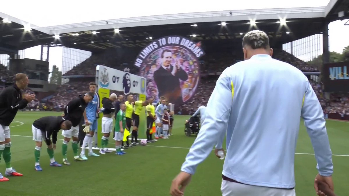 In memory of Ozzy Osbourne, Aston Villa and Newcastle players walkout to his live ‘Crazy Train’ performance ❤️