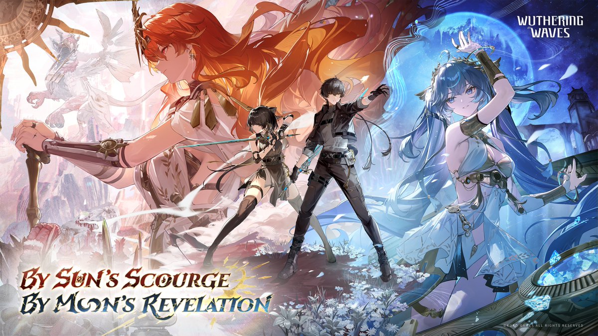 Wuthering Waves Version 2.6 Official Trailer | By Sun's Scourge, By Moon's Revelation Come. Take up your blades— For Septimont. For the name of heroes eternal. Wuthering Waves Version 2.6 "By Sun's Scourge, By Moon's Revelation" is set to launch on August 28th (UTC+8)! #WutheringWaves