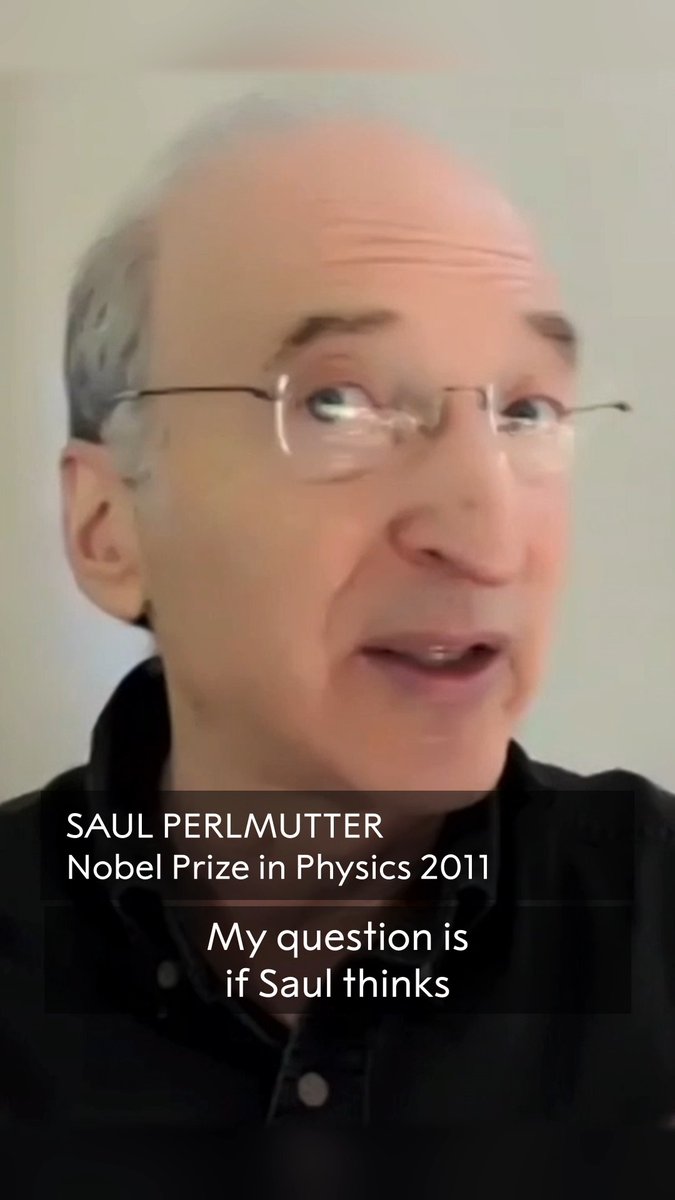What universal mystery amazes you? Hear physics laureate Saul Perlmutter share his thoughts with a student. #NobelPrize