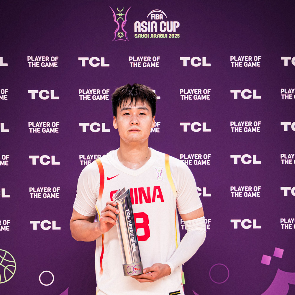 TCL Player of the Game Zhao Rui stepped up on the big stage 💥 #AsiaCup