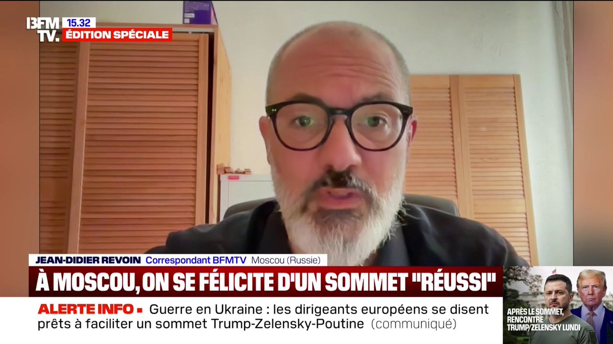 "Les médias se félicitent de l'accueil qui a été réservé au président russe" Comment la rencontre entre Vladimir Poutine et Donald Trump a été perçue depuis la Russie