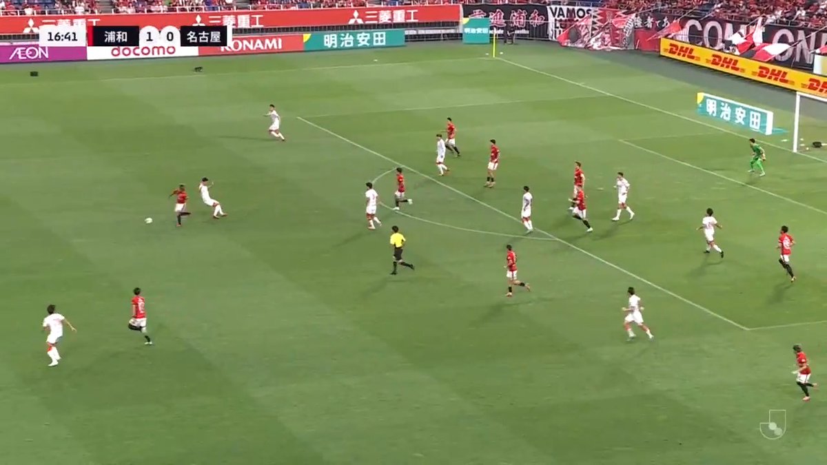 #金子拓郎 がドリブルでのロングカウンターでスタジアムを沸かせる🔥 #UrawaRedDiamonds #urawareds #浦和レッズ #matchplayback #WeareREDS #Jリーグ #サッカー