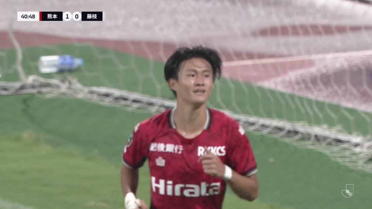 🎦 ゴール動画 🏆 明治安田Ｊ２リーグ 第26節 🆚 熊本vs藤枝 🔢 2-0 ⌚️ 42分 ⚽️ 神代 慶人（熊本) #Ｊリーグ