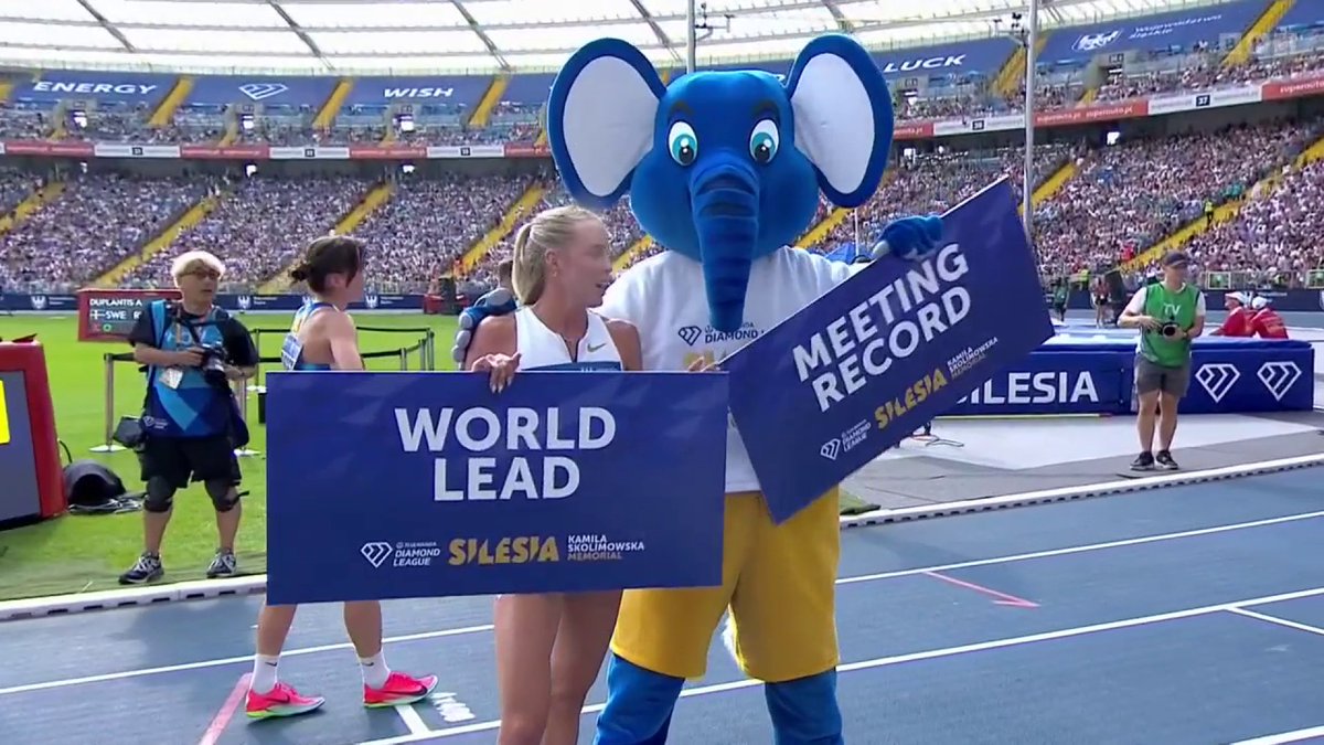 Back like she never left ๐ In her first race since Paris 2024 gold, KnH has just stormed to a new world lead of 1:54.74 in the women's 800m ๐ Wanda Diamond League | British Athletics