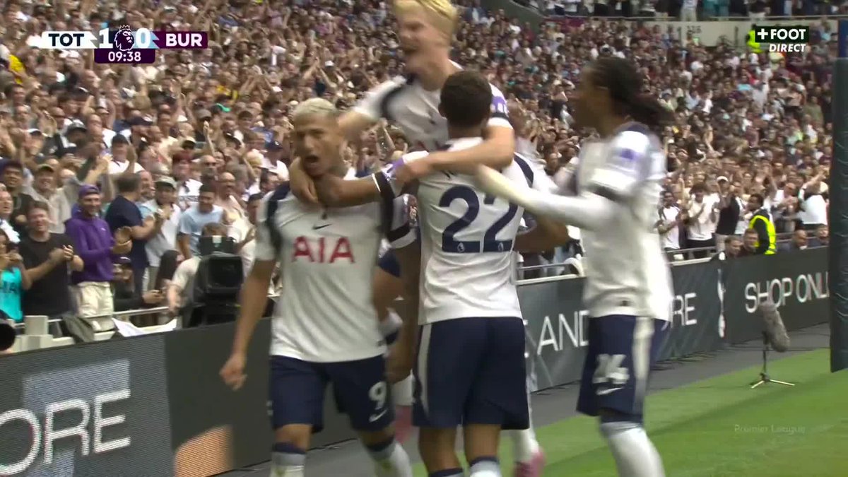 Lovely wing play from 🇬🇭 Mohammed Kudus to set up Richarlison for Tottenham’s first goal of the season 🚀