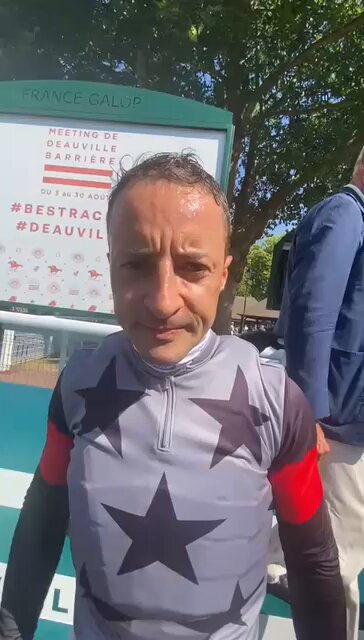 🗣️💬 Christophe Lemaire Lemaire Christophe revient sur sa victoire avec Alohi Alii dans le Prix Guillaume d’Ornano au 🎙️ de Marie-Pauline Gareau netkeiba JRA World Racing