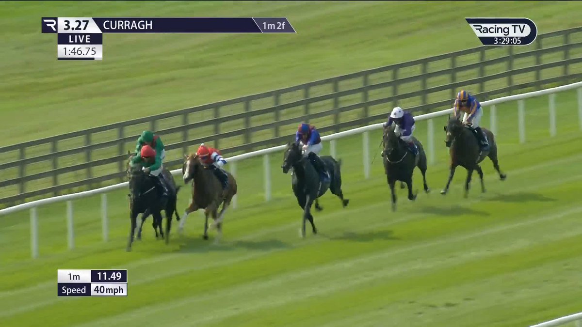 A CRACKING result for Johnny Murtagh 🟩🟥 Zahrann overcomes some trouble in-running to lead home a stable one-two in the feature Royal Whip Stakes under Ben Coen. What do we make of that run from Los Angeles? 👀 The Curragh Racecourse
