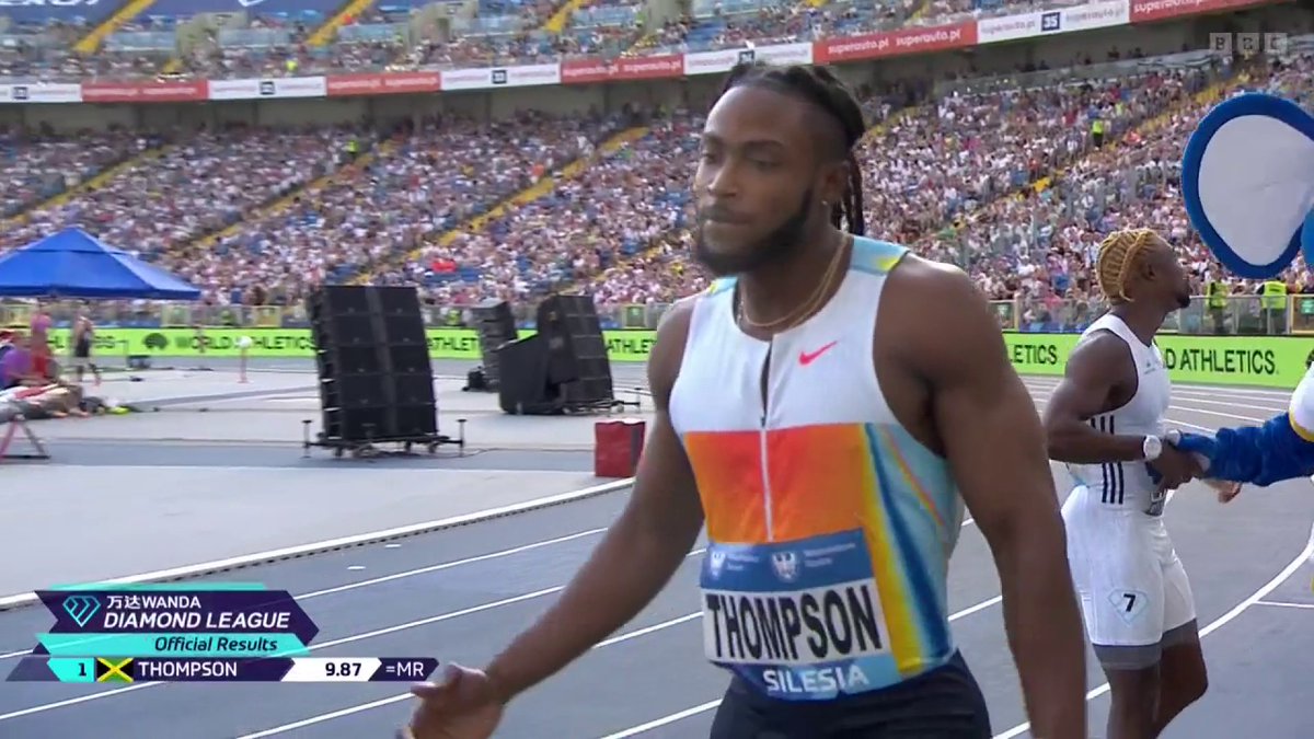 'Redemption for Paris' 💪 Kishane Thompson wins the men's 100m ahead of his rival Noah Lyles 🥇