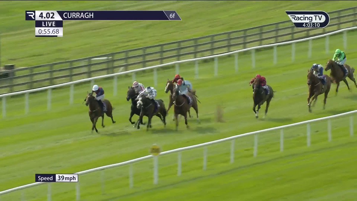 Top weight on Irish debut - no problem! 👑 Queen Of Mougins makes a striking debut for the Adrian Murray team and is surely now heading back up in class. That's 3⃣ on the day for Dylan Browne Mc Mon ✊