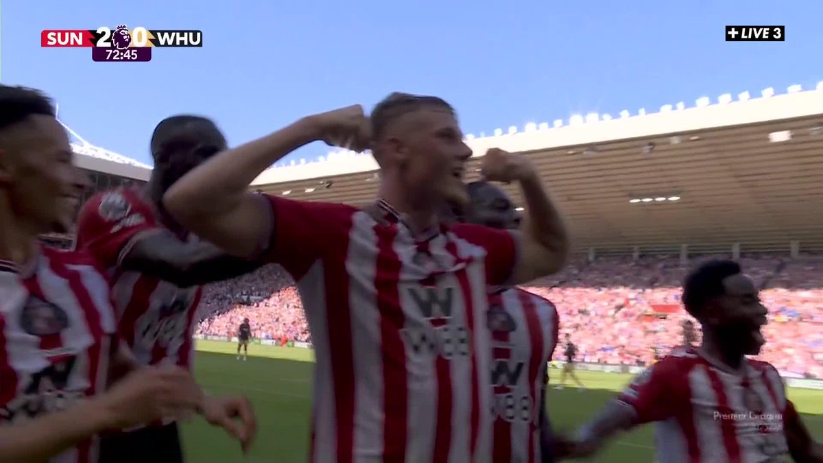 Simon Adingra auteur d’une sublime passe décisive avec Sunderland face à West Ham ! 🔥 Quel centre. 🍭🤩
