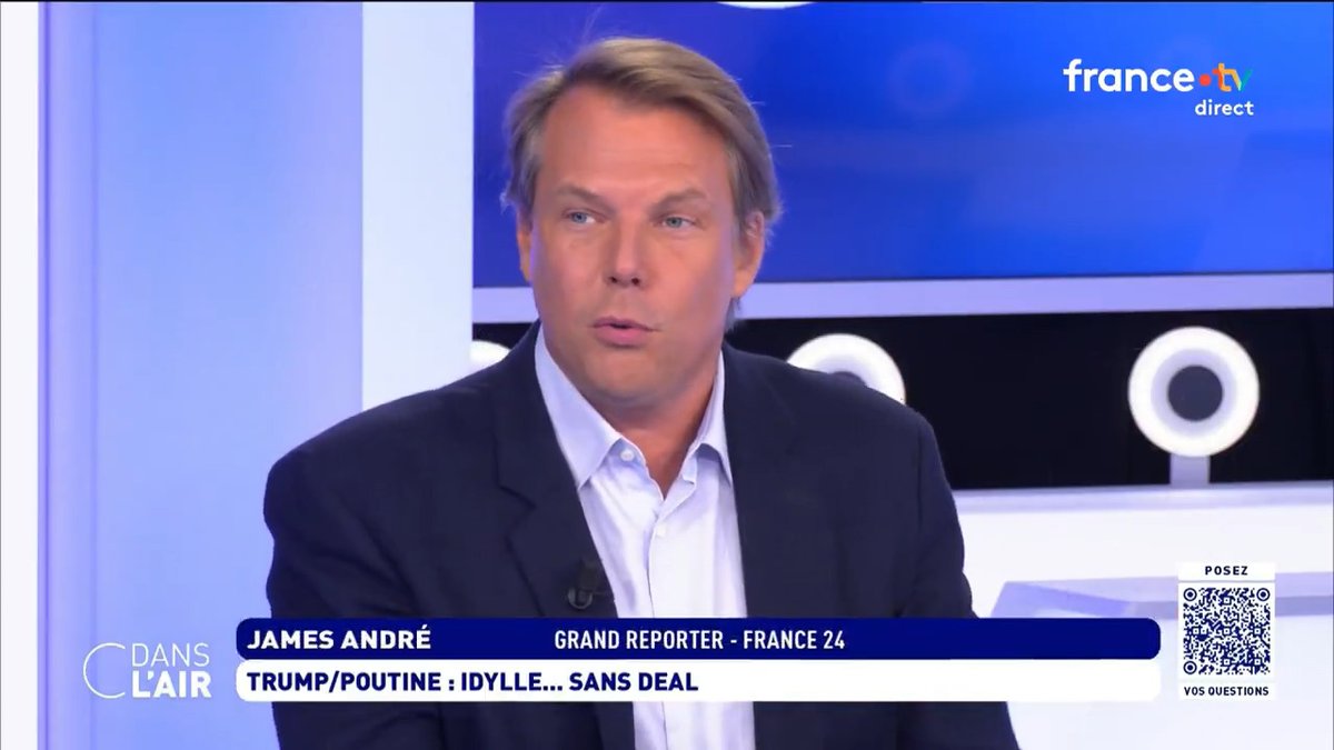 "Ce qu'il s'est passé est très inhabituel. En conférence de presse, Vladimir #Poutine, l'invité, parle en premier et beaucoup plus longtemps que Donald #Trump, qui ne dit quasiment rien. Il ne parle ni d'accord, ni de deal. Poutine a été maître du jeu." James Andre #cdanslair