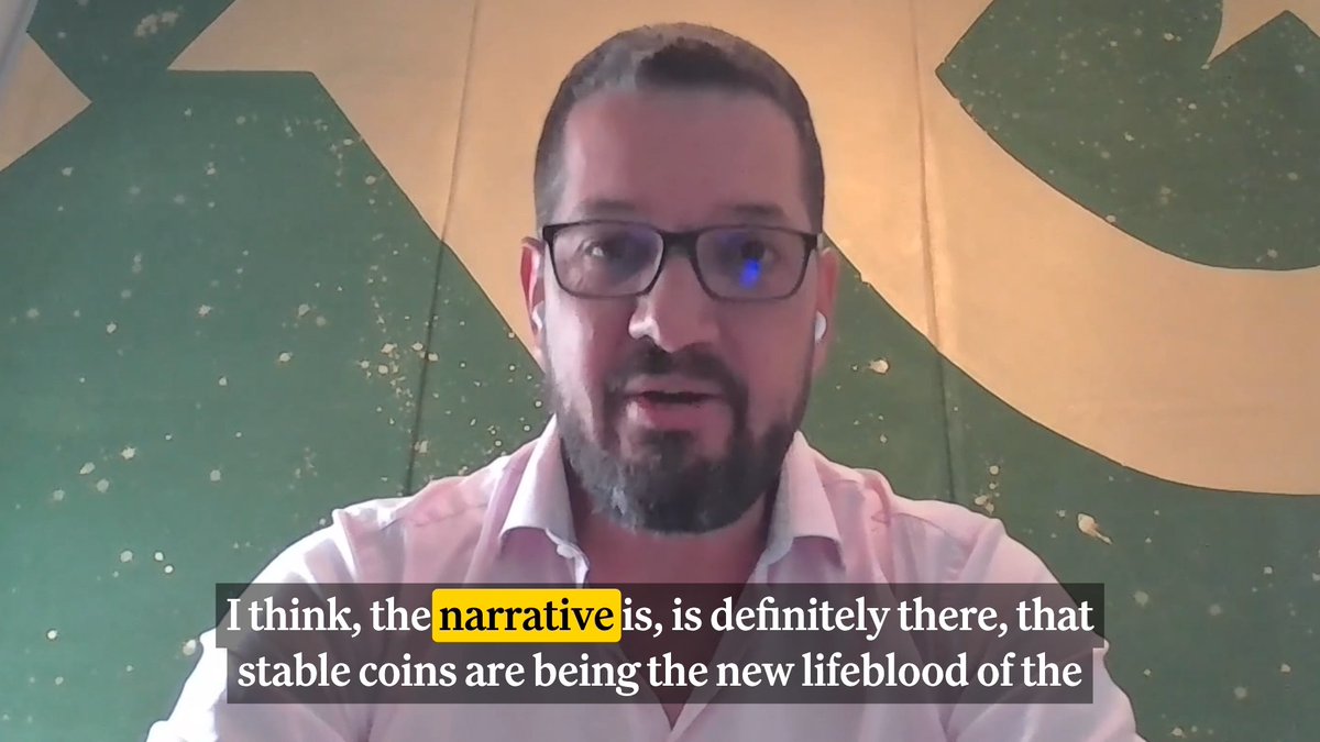 💡 INSIGHT: "Stablecoins are the new lifeblood of the crypto market." Sentora (previously IntoTheBlock)'s Patrick Heusser argues that regulatory clarity was needed to pour more capital into the space and "keep the momentum going".