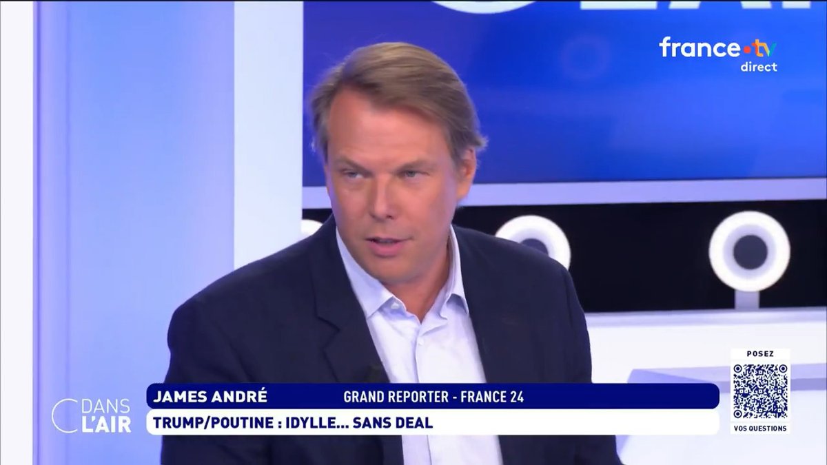 "Quand on prend le fil de ce qu'a voulu faire Donald #Trump pour l'#Ukraine, il y a malheureusement pour les Ukrainiens une cohérence. Dès sa campagne, il reçoit #Zelensky à la Trump Tower, dit être un excellent ami de #Poutine et renvoie les deux dos à dos." James Andre
