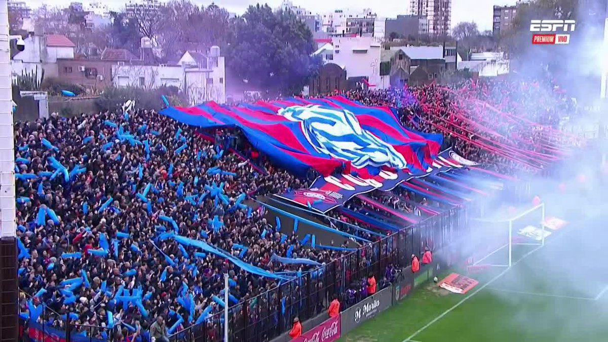 EL CLIMA EN PLATENSE - SAN LORENZO. CON LAS DOS HINCHADAS. 🏟️🇦🇷