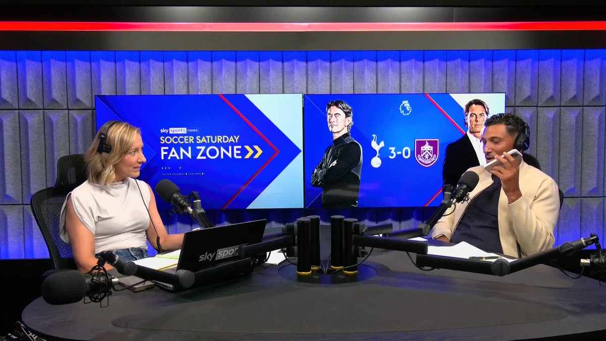 "I'm so happy for him" 😄 Jermain Defoe reacts to Tottenham Hotspur's emphatic win against Burnley 👊 #SoccerSaturdayFZ Fanalysis