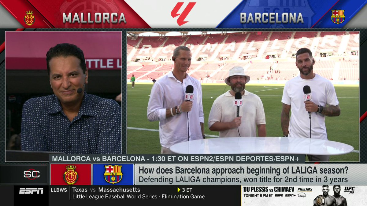 The CONCAFA boys made the trip to Spain for Mallorca vs. Barcelona ✈️