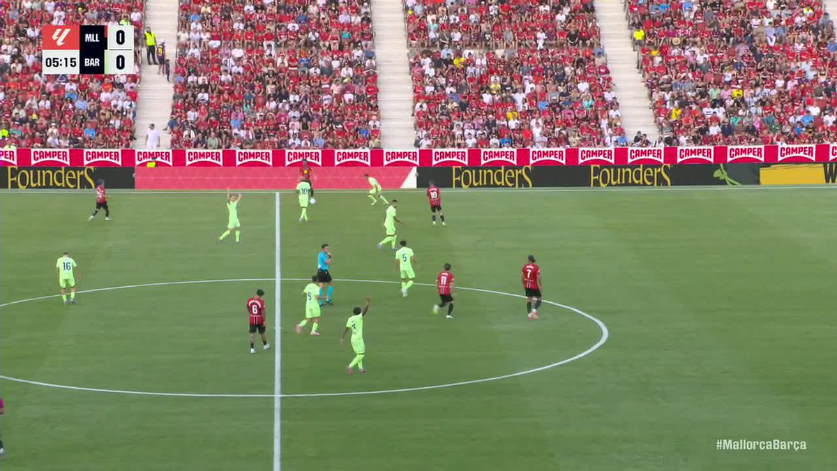 LAMINE YAMAL WITH A FANTASTIC ASSIST TO RAPHINHA FOR BARCA'S FIRST GOAL OF THE SEASON!