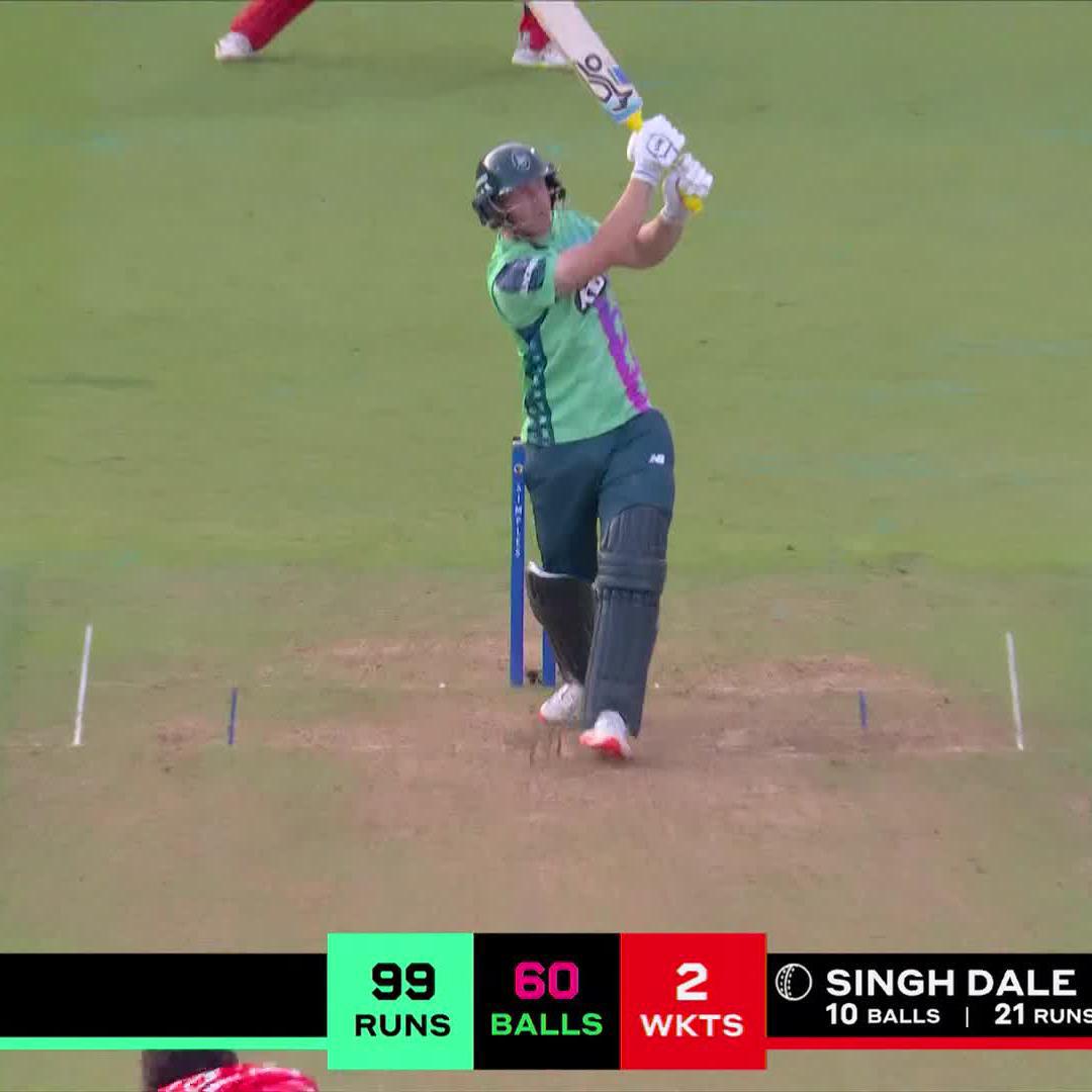 FOUR SIXES IN FIVE BALLS 🤯 Jordan Cox, that is sensational 🤩 #TheHundred