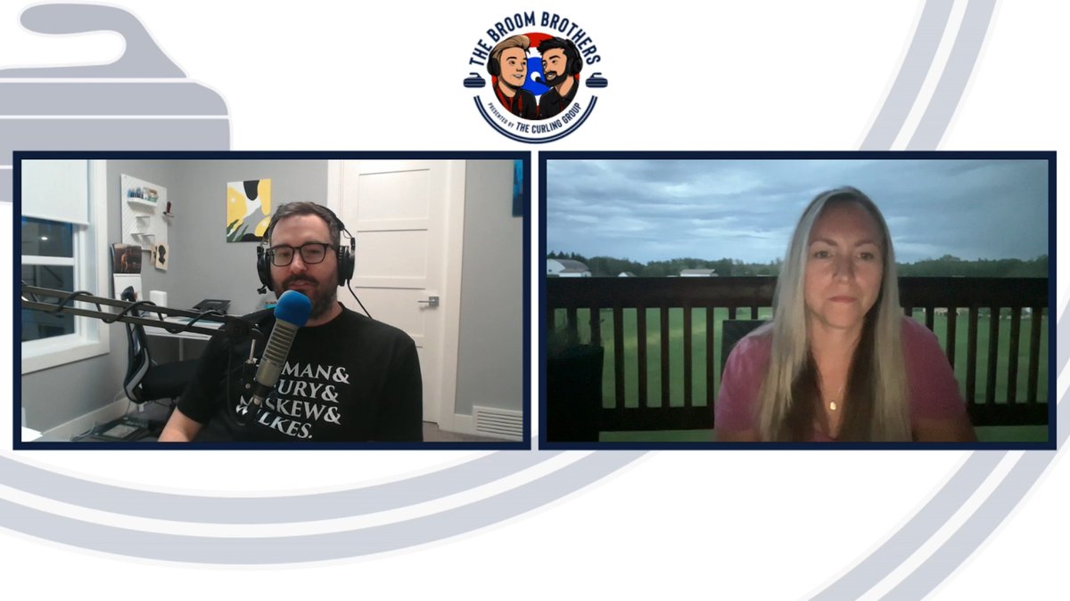 When your interview kicks off with a blooper… you know it’s going to be a good one 😂 Episode 23 of The Broom Brothers is here—featuring Rock League captain Rachel Homan. 🎧 Listen now: Rachel Homan John Cullen