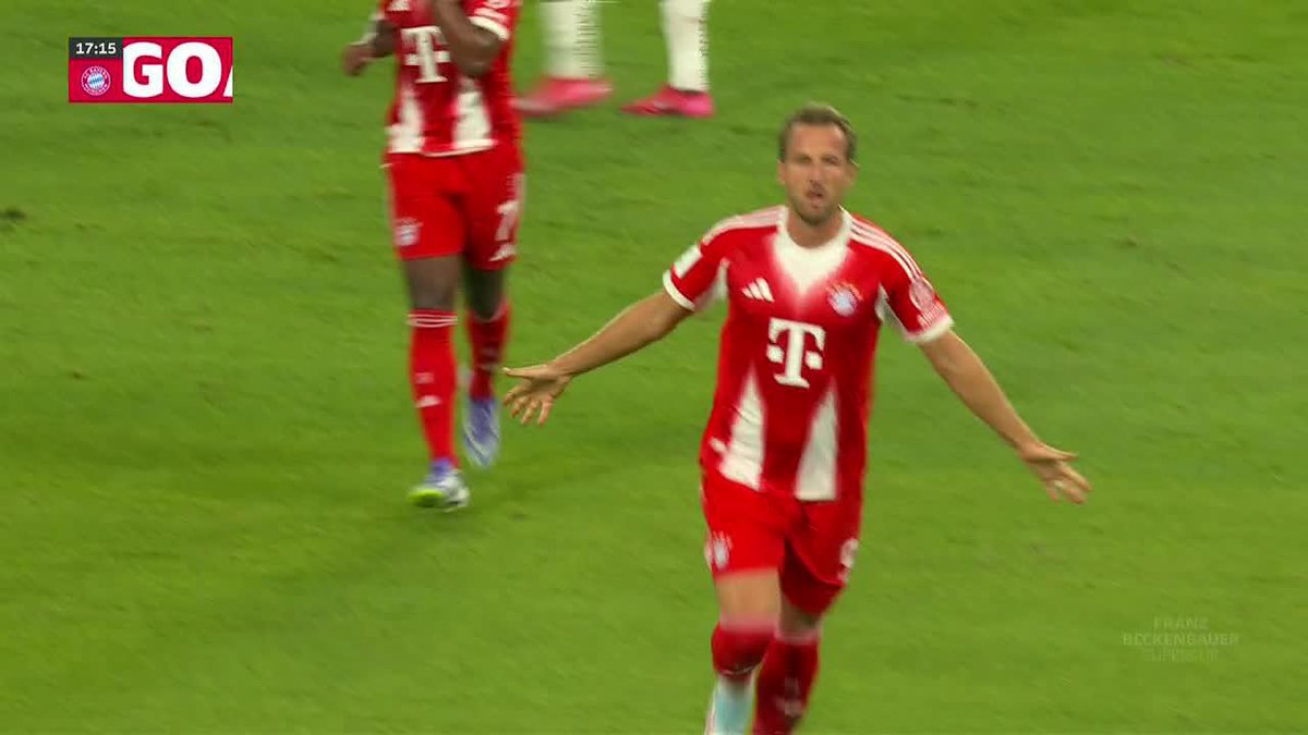 HARRY KANE STRIKES FIRST FOR BAYERN IN THE GERMAN SUPERCUP 🔥