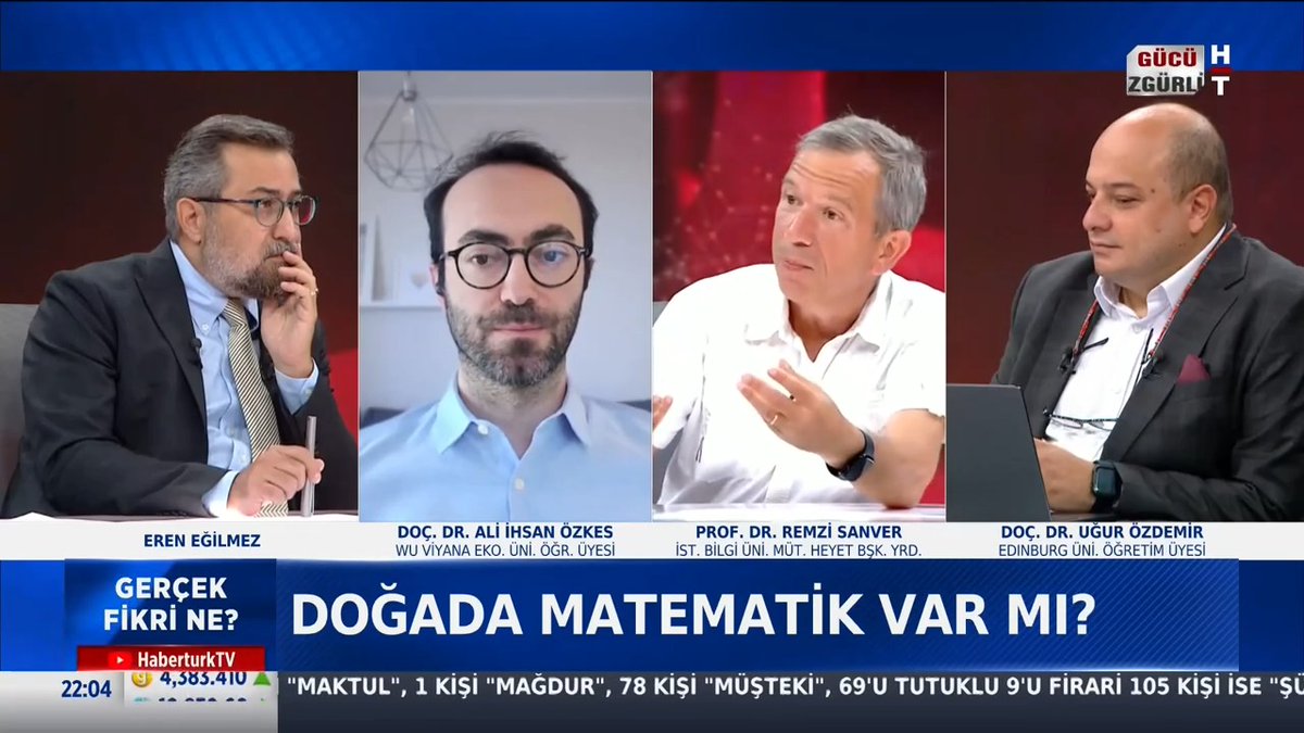 Matematik nedir, ne değildir? "Matematik sayılar meselesi değil, kavramlar meselesidir." Prof. Dr. M. Remzi Sanver #GerçekFikriNe'de Eren Eğilmez'e anlattı.