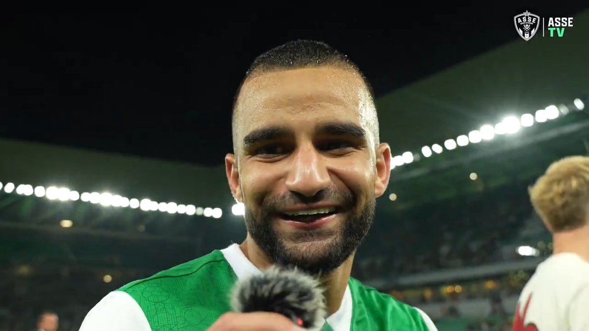 🥰 On se couche avec le sourire de Mahmoud Jaber ! Et surtout… Allez les Verts ! 💚
