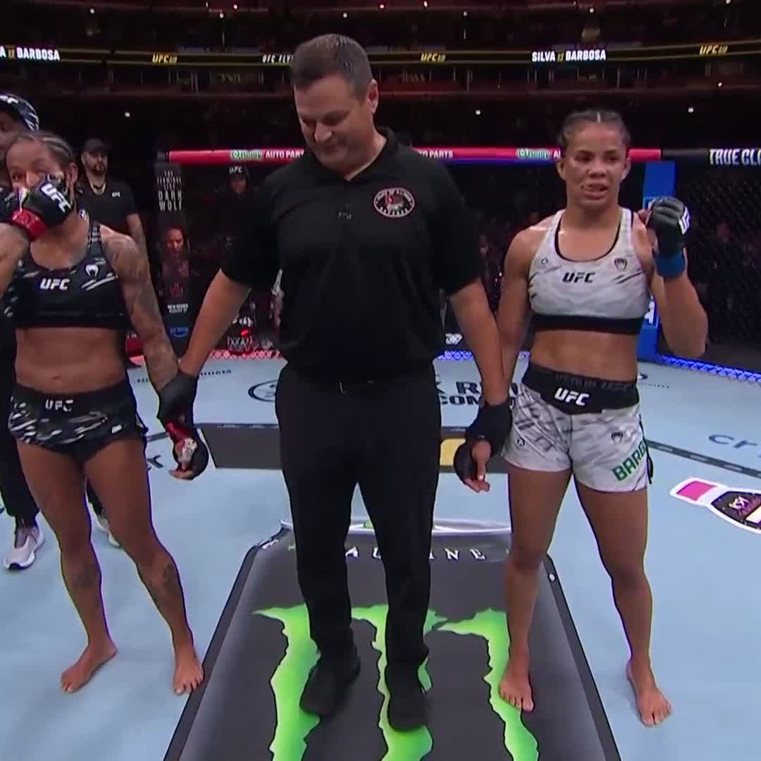 Another W added to the resume of Karine Killer UFC 👏 She gets the unanimous decision victory at #UFC319!