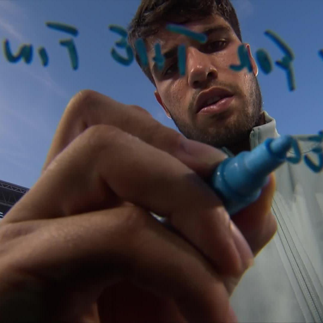 "Feliz por la final pero triste por Sascha. Te deseo todo lo mejor" Carlos Alcaraz, un CABALLERO 👏