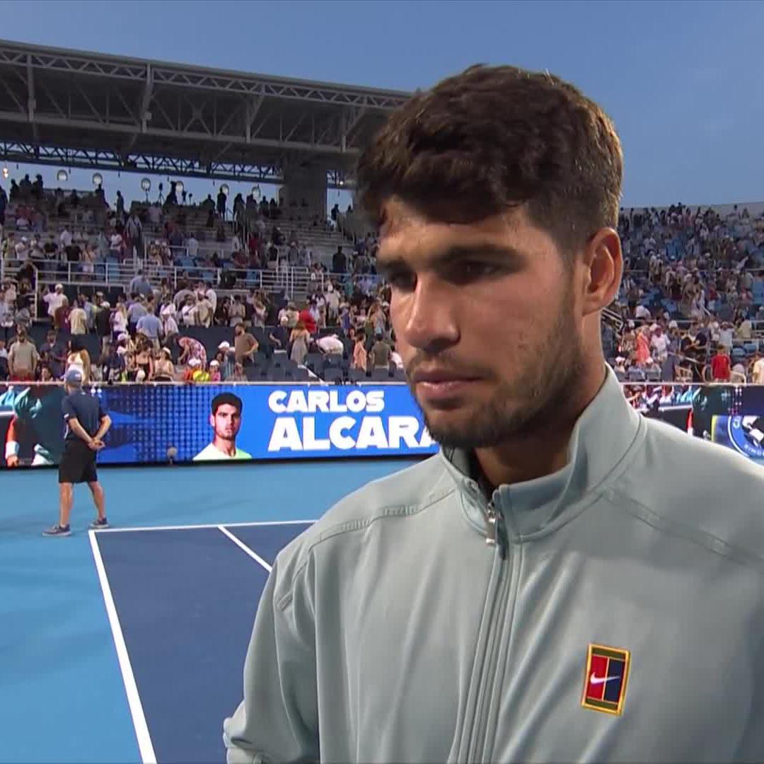 "I'm ready to take the challenge" 💪 Carlos Alcaraz looks ahead to episode No.14 of his rivalry with Jannik Sinner at #CincyTennis