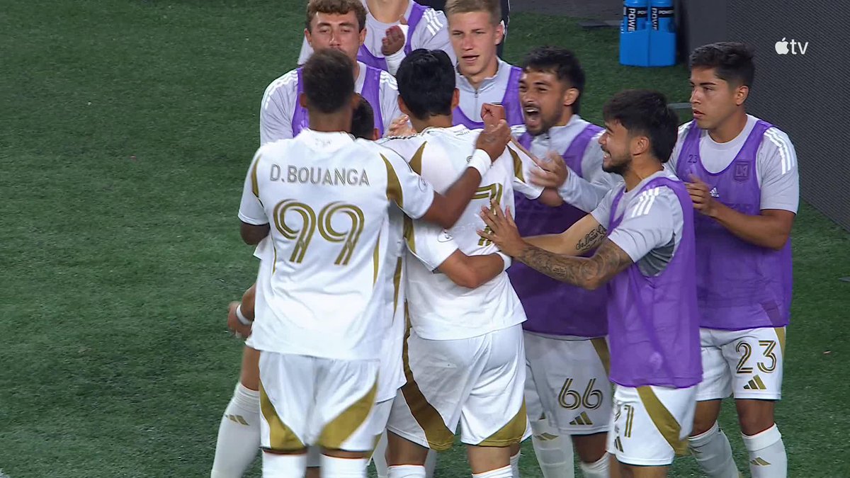 What a strike for Mark Delgado! ☄️ LAFC takes the lead in New England.