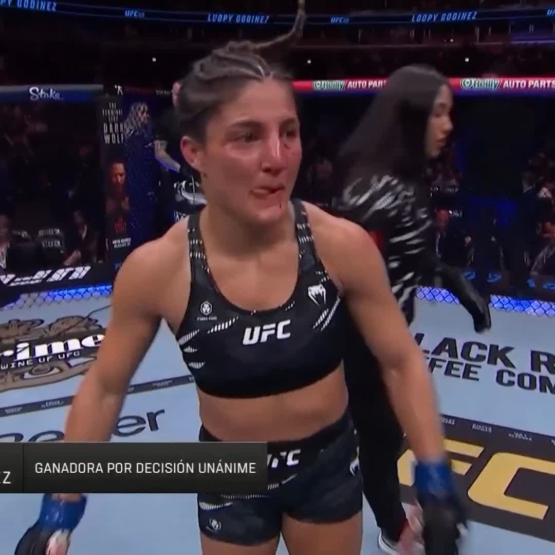 La victoria es para México 🇲🇽 con loopy Godinez #UFC319
