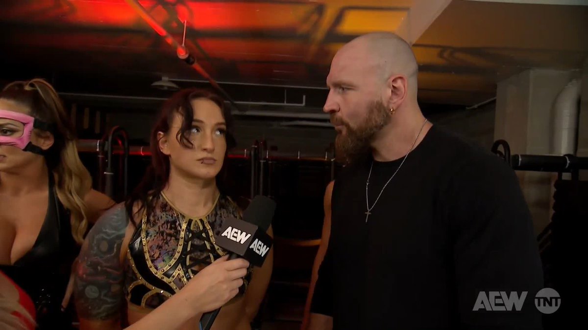 .@harleycameron_ has returned, Kris Statlander is 100k richer, and Jon Moxley of the Death Riders continues offering support from the shadows! Watch #AEWCollision on TNT & HBO Max