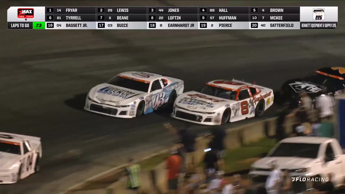 ⚠️ Dale Earnhardt Jr. goes around with 73 to go at Anderson Motor Speedway! CARS Tour #CARSTour
