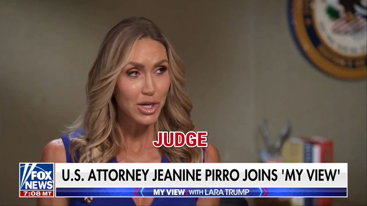.Lara Trump: "Why was this job so important for you to take at this moment?" Jeanine Pirro: "This is my calling. This is who I am."